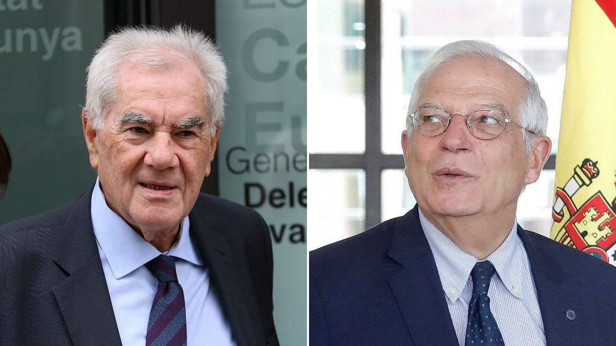 Ernest Maragall y Josep Borrell