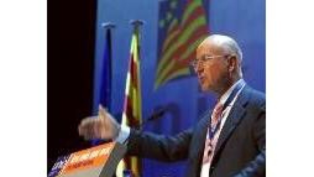 Duran i Lleida durante el congreso celebrado ayer