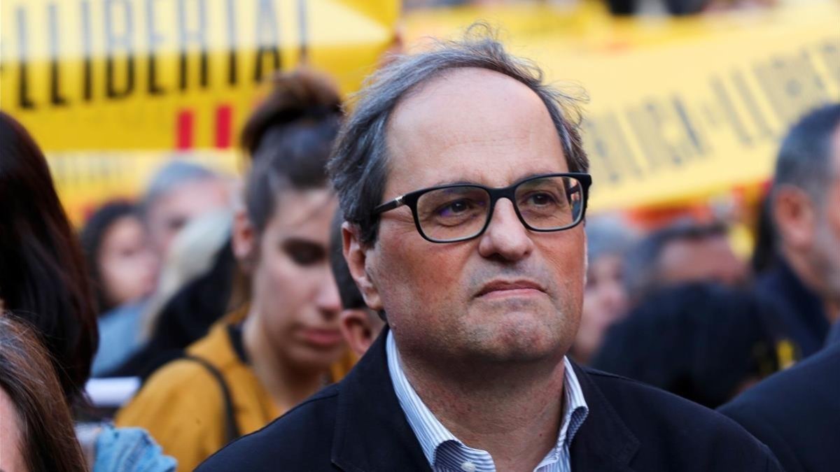 Quim Torra se muestra dispuesto a pactar un referéndum con el gobierno. /