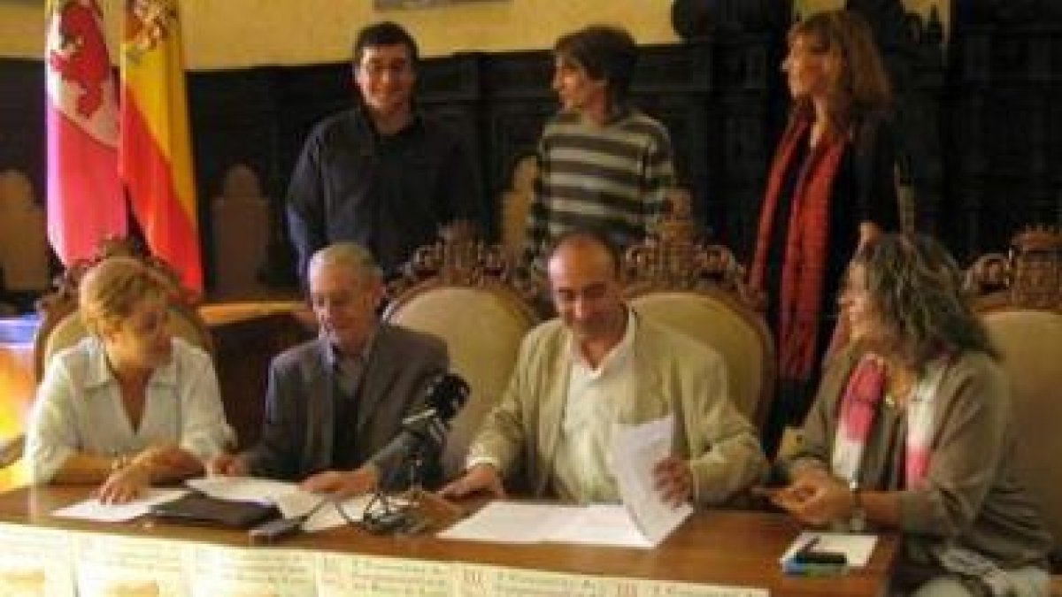 Un momento de la presentación de los ganadores del concurso.