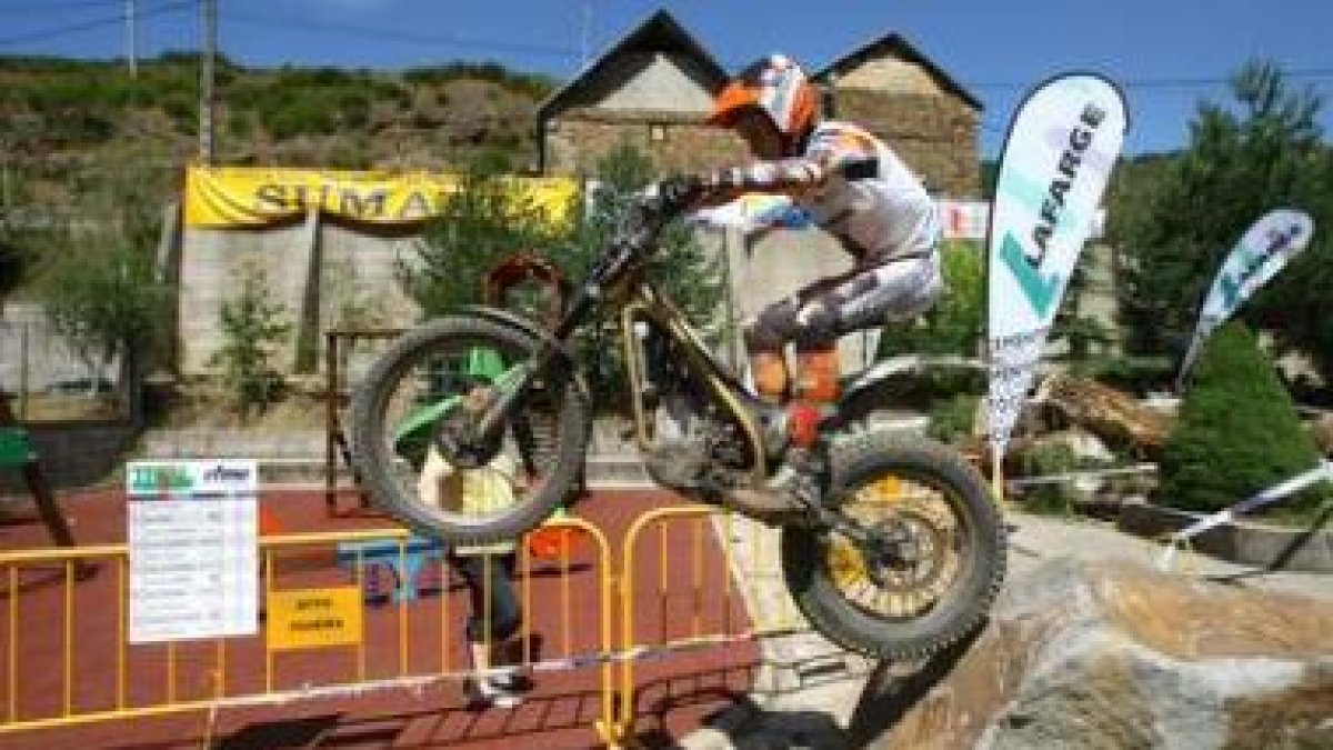 Un momento de la competición en Pobladura de las Regueras en la prueba del Campeonato de España del