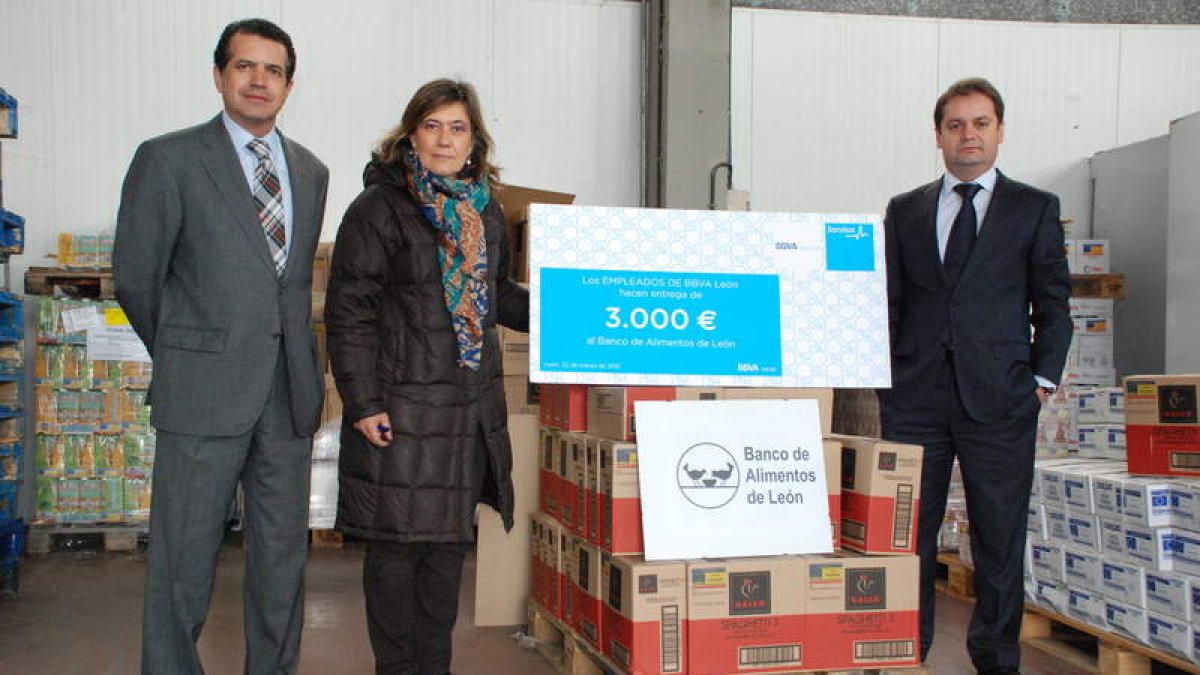 Pedro Pablo Gómez, Juani Pérez y Luis Ángel González.