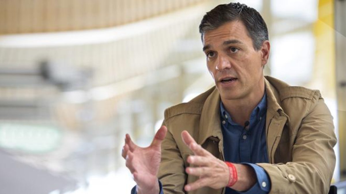 Entrevista a Pedro Sánchez, candidato en las primarias del PSOE.
