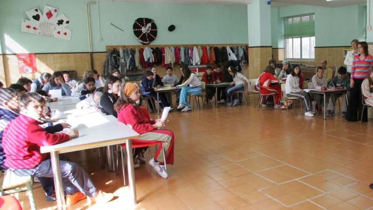 Una de las aulas del Criele en San Cayetano, en una imagen de archivo.