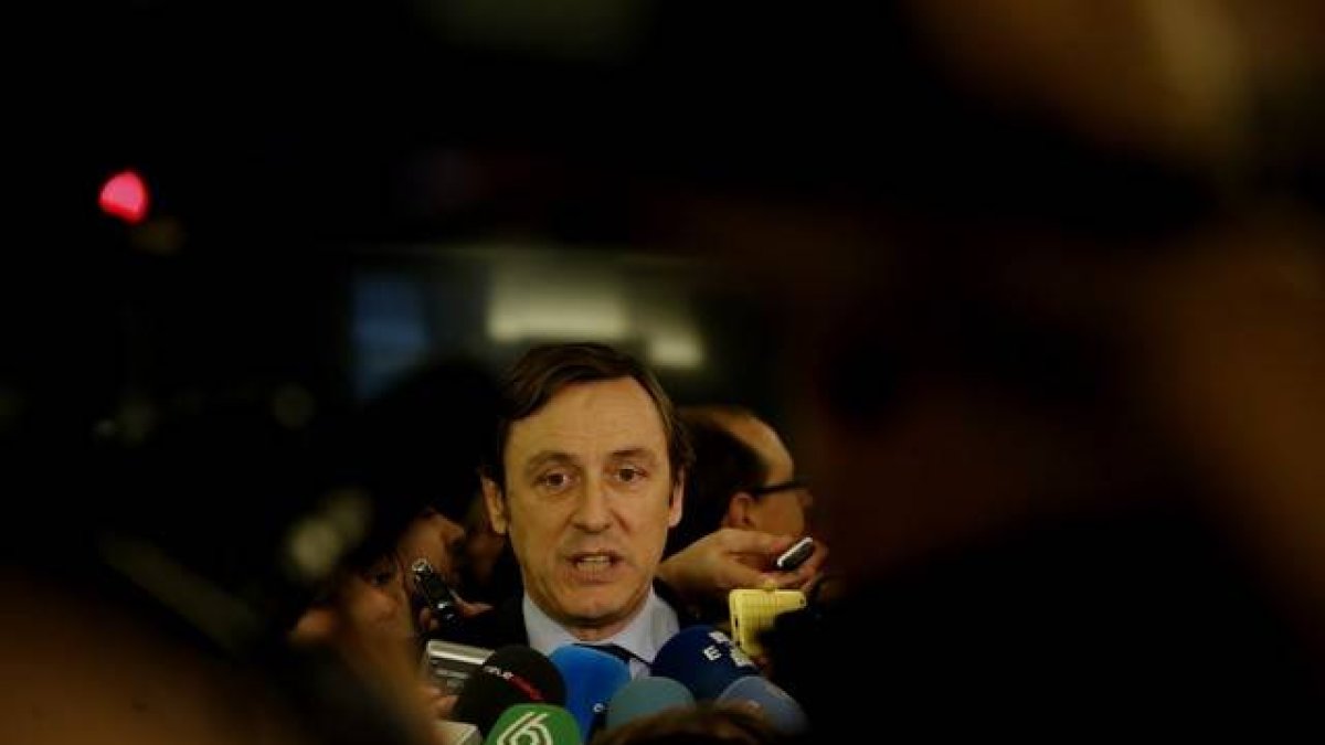 El portavoz parlamentario del PP, Rafael Hernando, en una foto de archivo.
