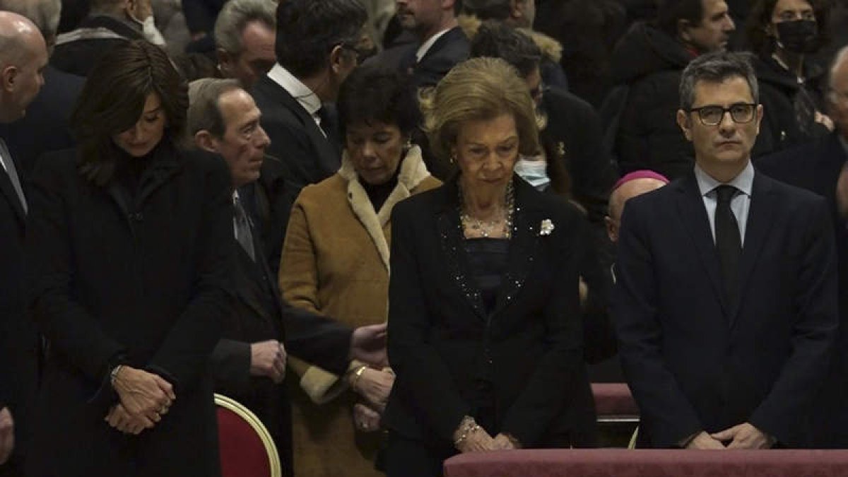 La reina emérita preside la delegación española. EFEM056