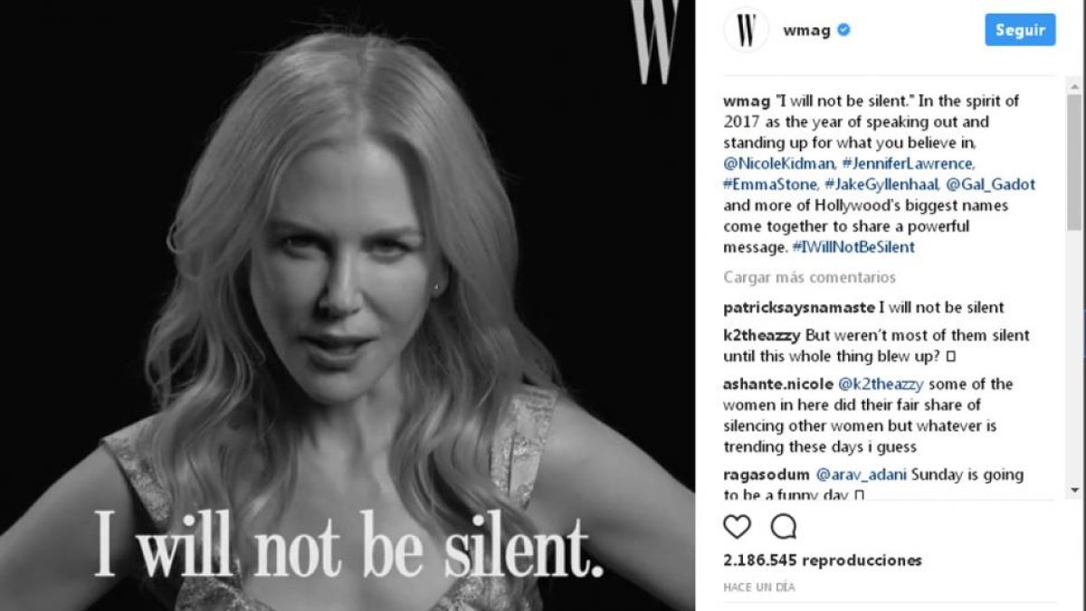 Nicole Kidman, en la campaña de W.