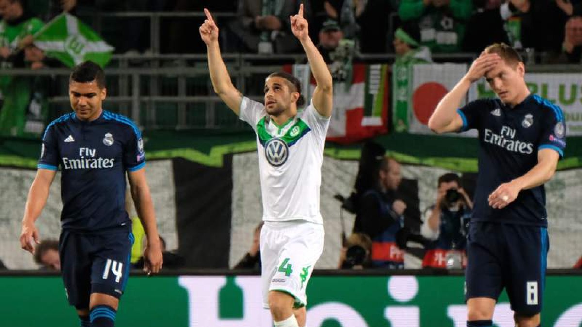 El Real Madrid prácticamente no inquietó al Wolfsburgo durante todo el partido. PETER STEFFEN