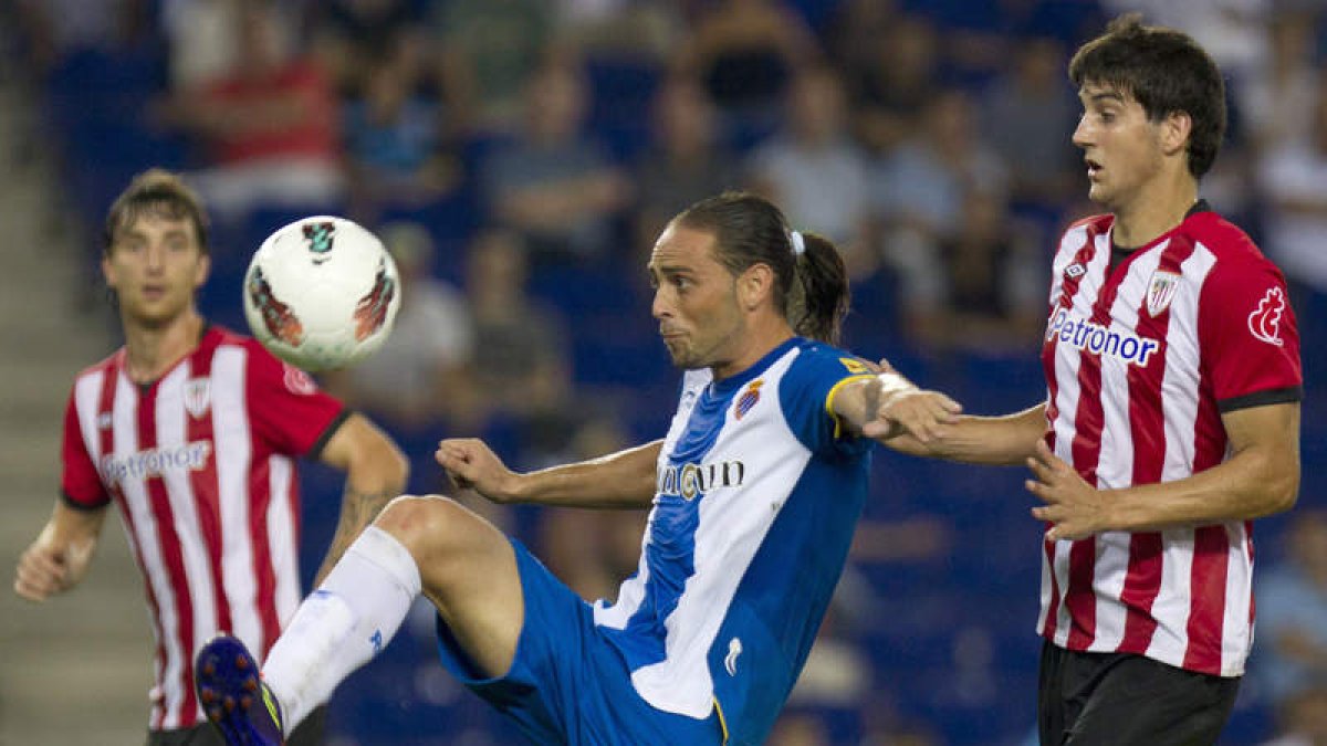 Sergio García desarboló al Athletic con sus dos goles.