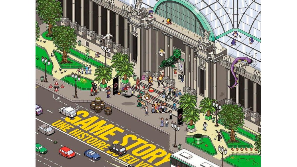 Imagen de uno de los históricos videojuegos reunidos en la exposición interactiva.