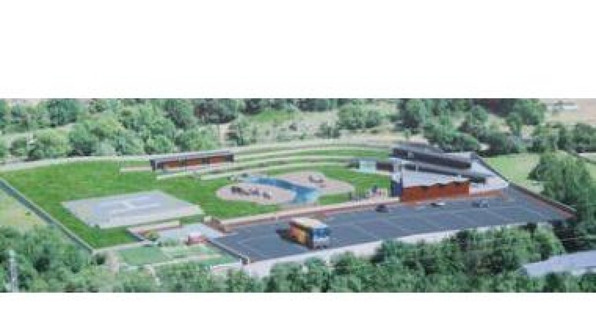 Hace dos años el municipio de Igüeña presentó una maqueta de la que será su pista de trial.