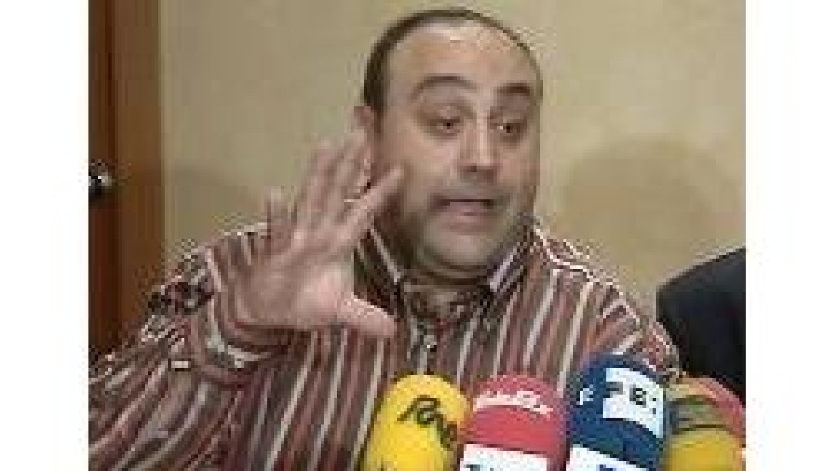 Ricardo García compareció ante los medios tras declarar
