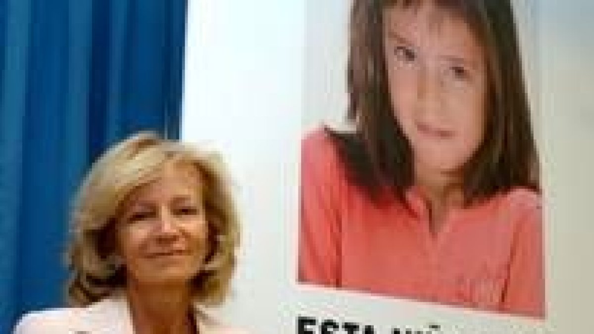 Elena Salgado, durante la presentación de una nueva campaña contra el tabaco
