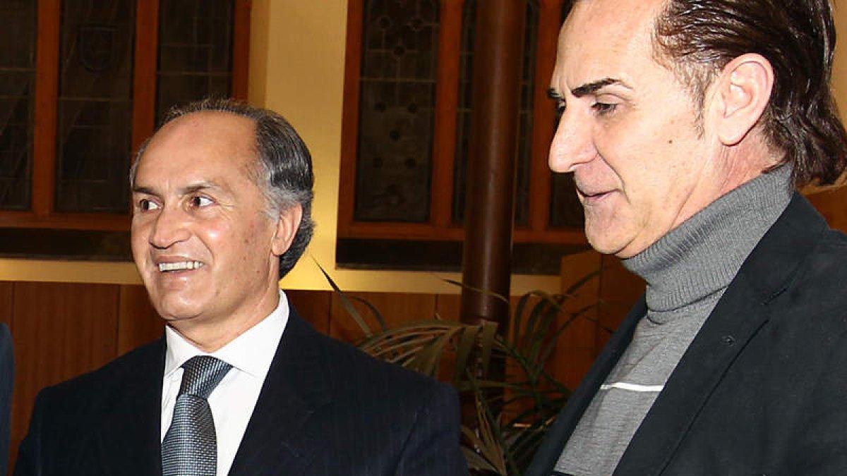 Evaristo del Canto y Miguel Ángel Álvarez, en una imagen de archivo.