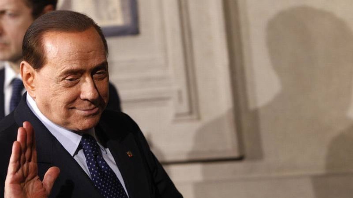 Silvio Berlusconi, en una de sus últimas apariciones públicas.