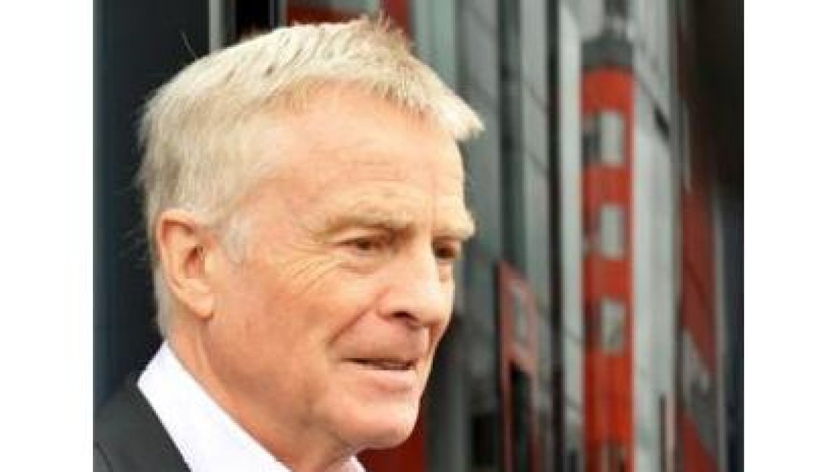 El presidente de FIA, Max Mosley, durante el GP de Gran Bretaña.
