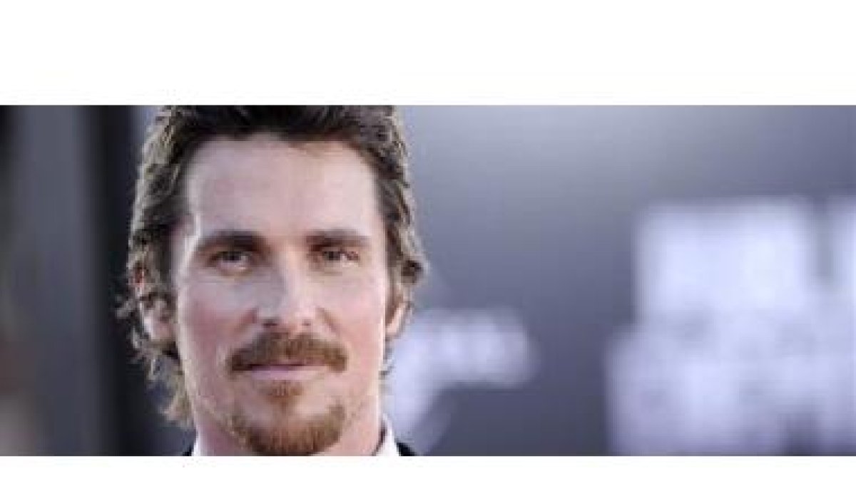 Christian Bale, en la presentación de su última película