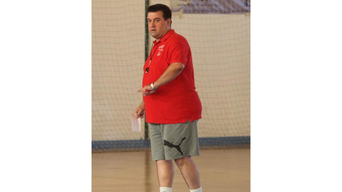 Chiqui Barros, durante un entrenamiento