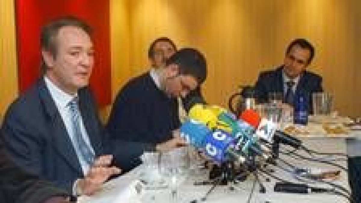 José Ignacio Lagartos, durante el encuentro que mantuvo con los medios de comunicación en Valladolid