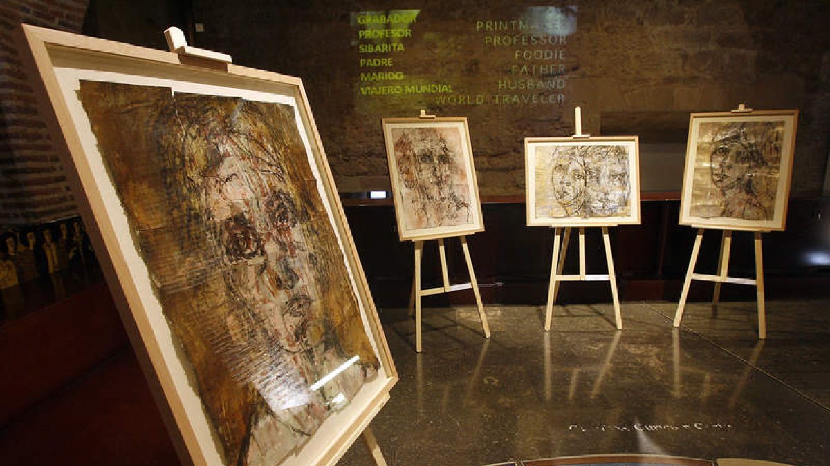 Detalle de la exposición de Curt Labitzke en el Palacio del Conde Luna