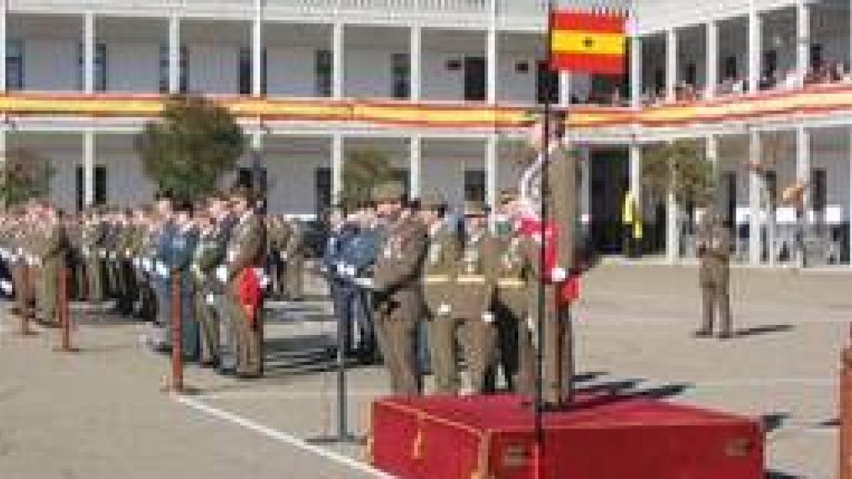 Un momento de la celebración que se llevó a cabo en el cuartel de Santocildes de Astorga