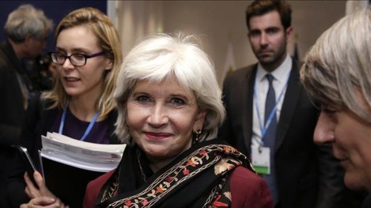 Laurence Tubiana, embajadora francesa en la Cumbre del Clima (COP 21) que se celebra estos días en París.
