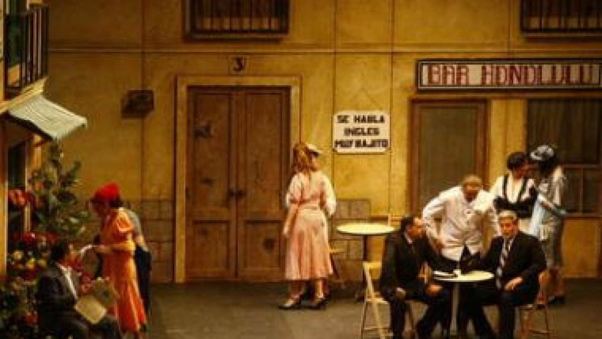 Una escena de «La del manojo de rosas», en el Auditorio