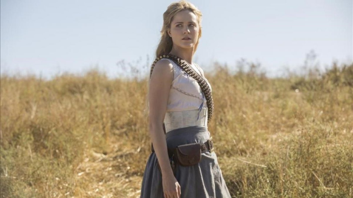 Evan Rachel Wood, en Westworld.