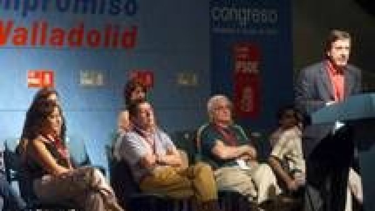 Ángel Villalba, durante su intervención en el congreso de Valladolid