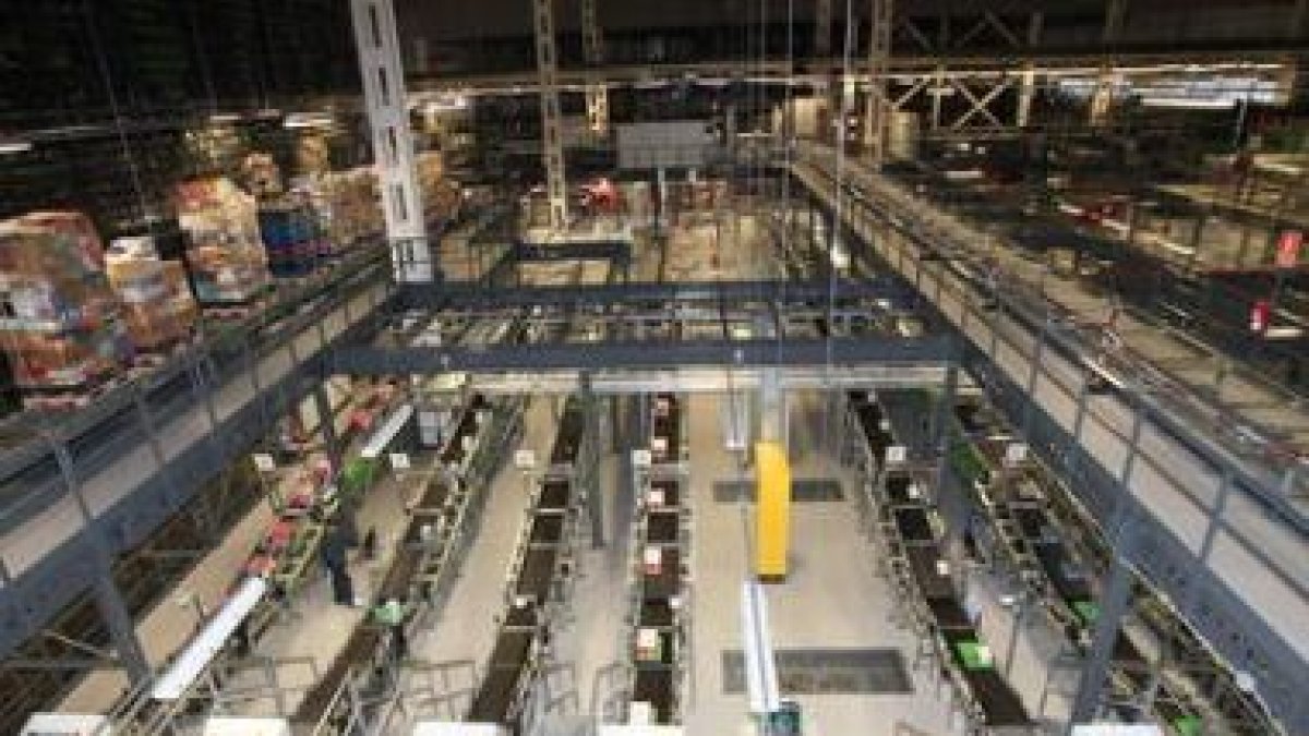 Centro logístico de Mercadona en Villagandos del Páramo.