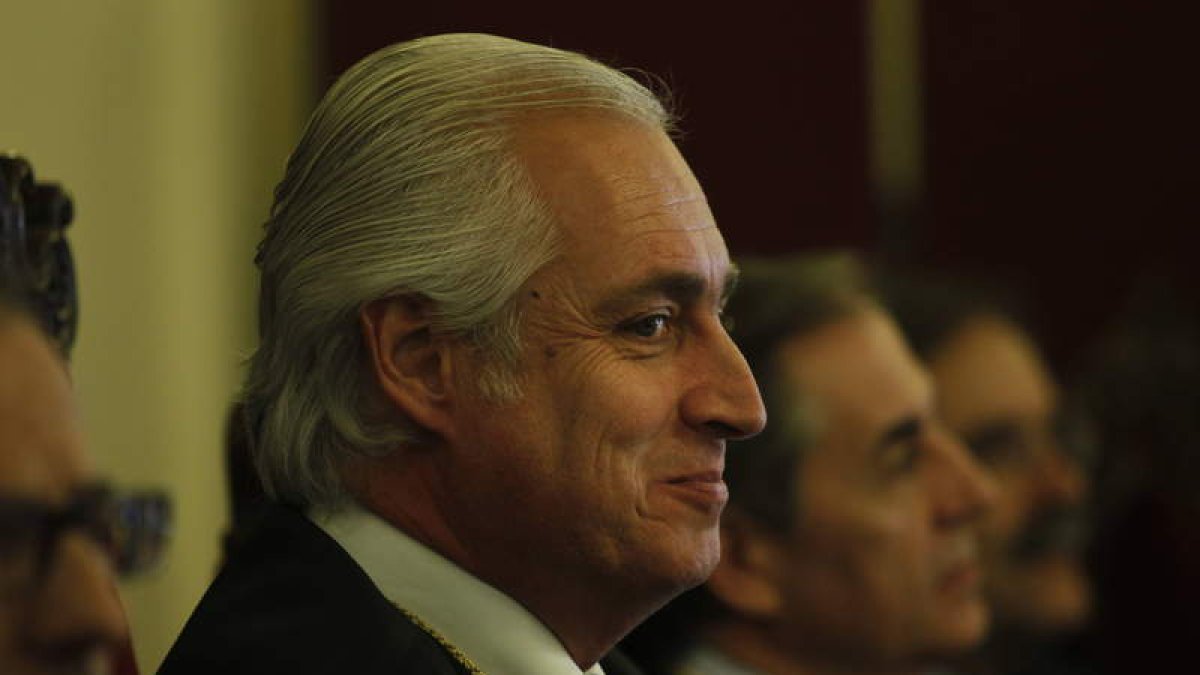 José Luis Concepción, durante el acto de ayer.