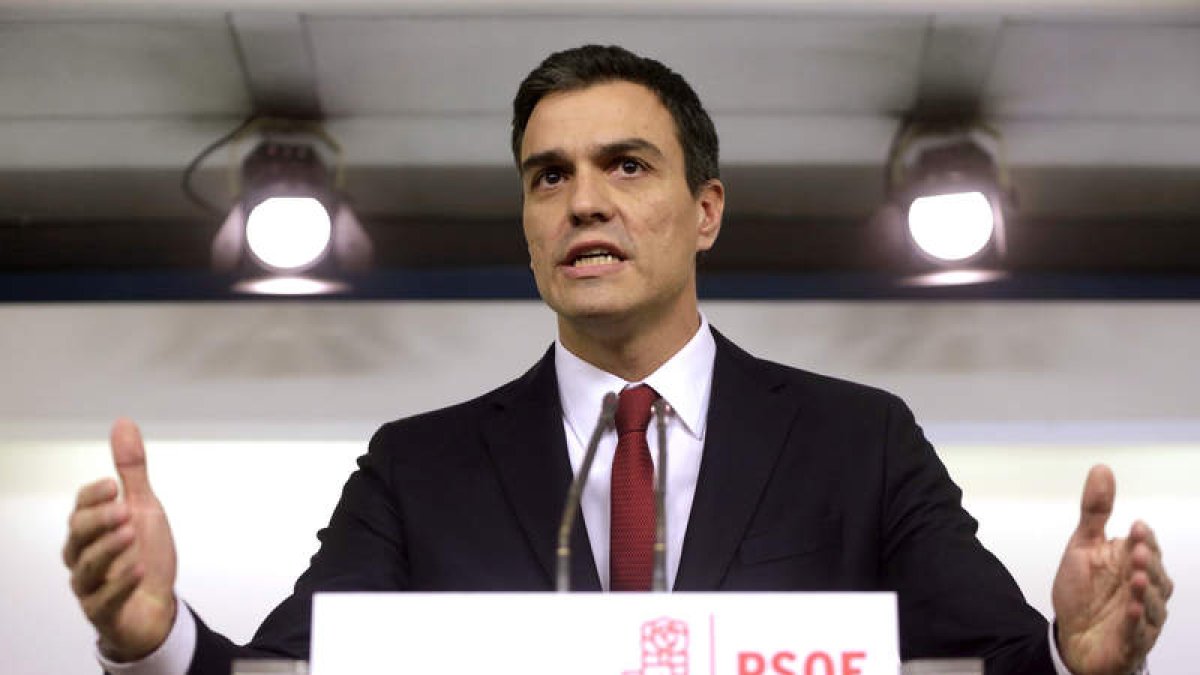 El secretario general del PSOE, Pedro Sánchez.