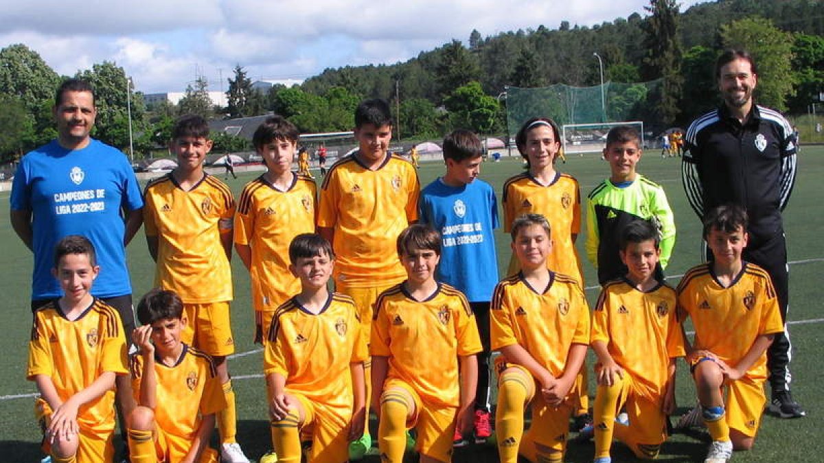 Ponferradina B, campeón de la 2ª Provincial Alevín. M. MACÍAS