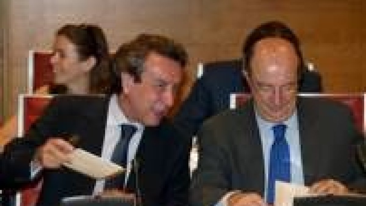 El consejero durante la Conferencia para Asuntos Relacionados con las Comunidades Europeas