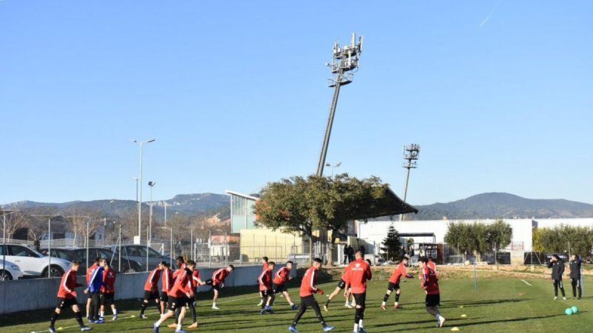 El último entrenamiento del Reus.