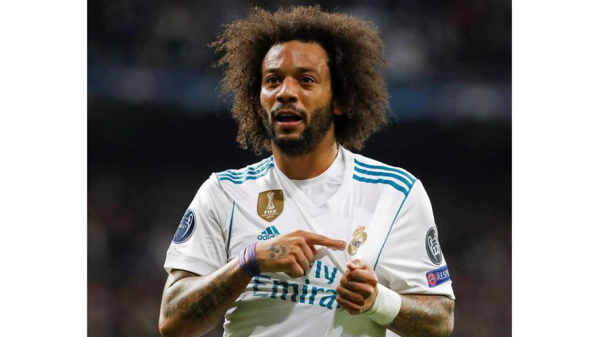 Marcelo fue uno de los jugadores más destacados del Madrid en el partido ante el PSG. JUANJO MARTÍN