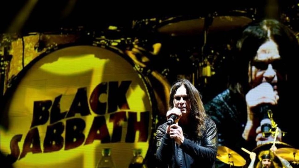 Ozzy Osbourne, en el concierto de Black Sabbath en Los Ángeles, una de las citas de la gira 'The End'.