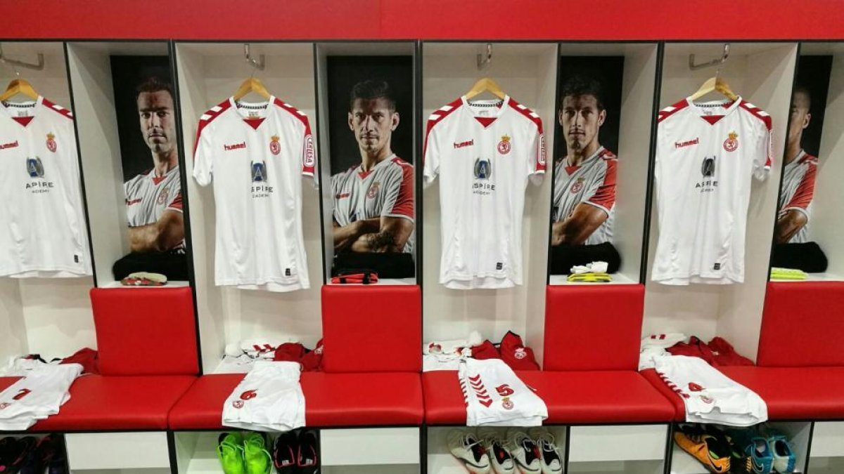 Todo listo en el vestuario de la Cultural.