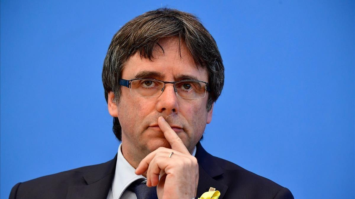 El expresidente de la Generalitat Carles Puigdemont, en Berlín, el pasado 25 de julio.