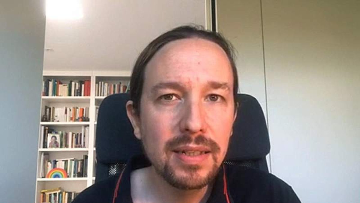 Pablo Iglesias, durante su intervención ante el Consejo Ciudadano Estatal.