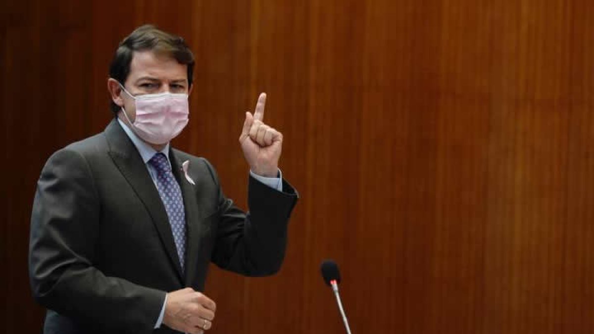 El presidente de la Junta de Castilla y León, Alfonso Fernández Mañueco. NACHO GALLEGO / EFE