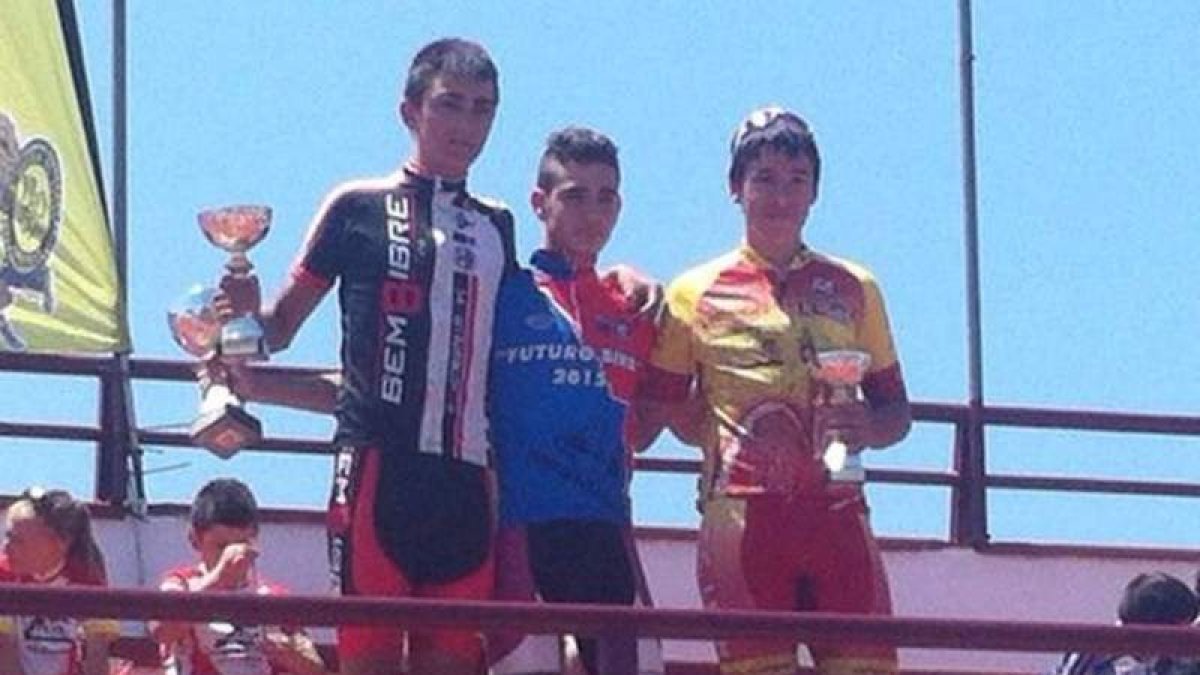 Podio final de la prueba.