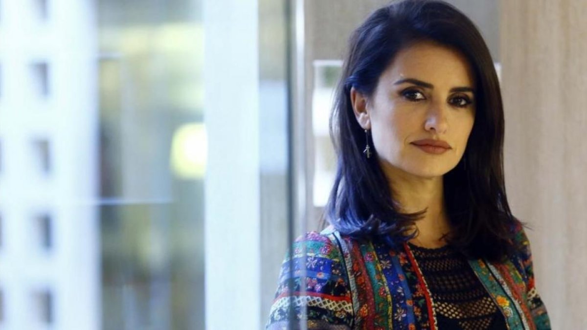 Penélope Cruz, el mes pasado, en la presentación de 'la reina de España'.