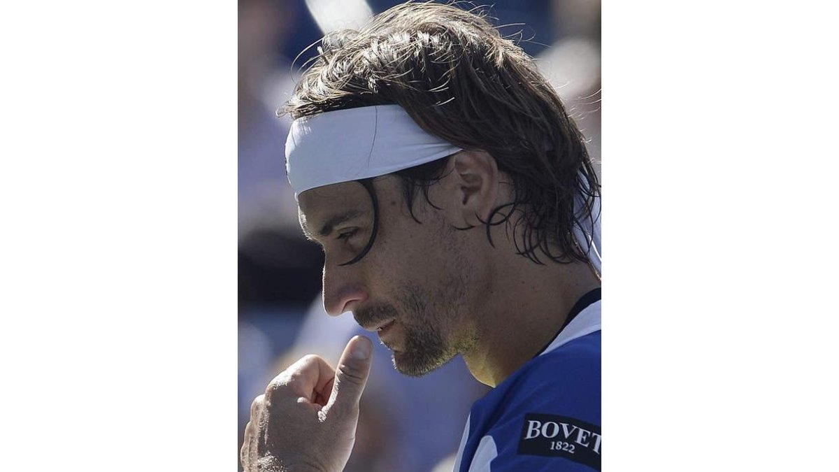 Ferrer tras su derrota.