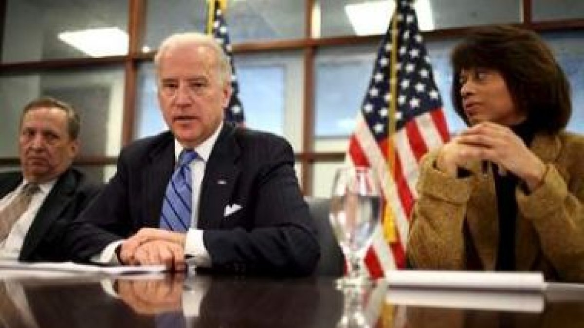Biden, con los futuros directores del Consejo Nacional Económico