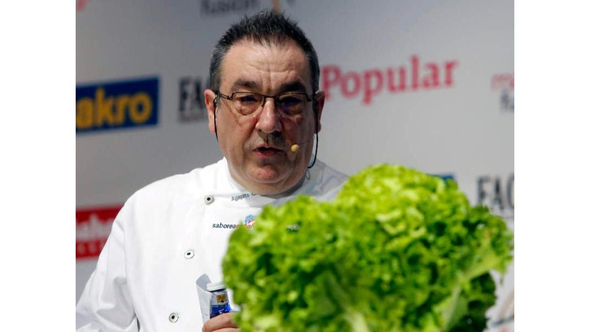 Agapito Cristóbal descubrió ayer en Madrid las excelencias de la fermentación.