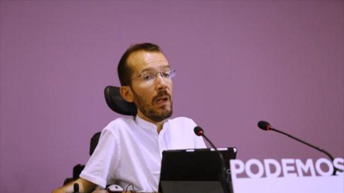 Pablo Echenique, número tres de Podemos.