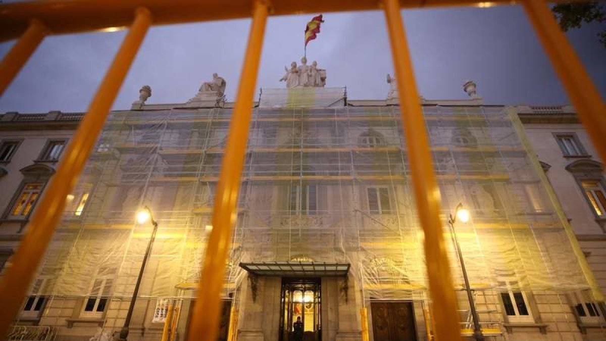 Fachada del Tribunal Supremo.