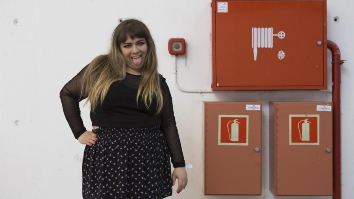 Gina Wynbrandt, en el Salón del Cómic.