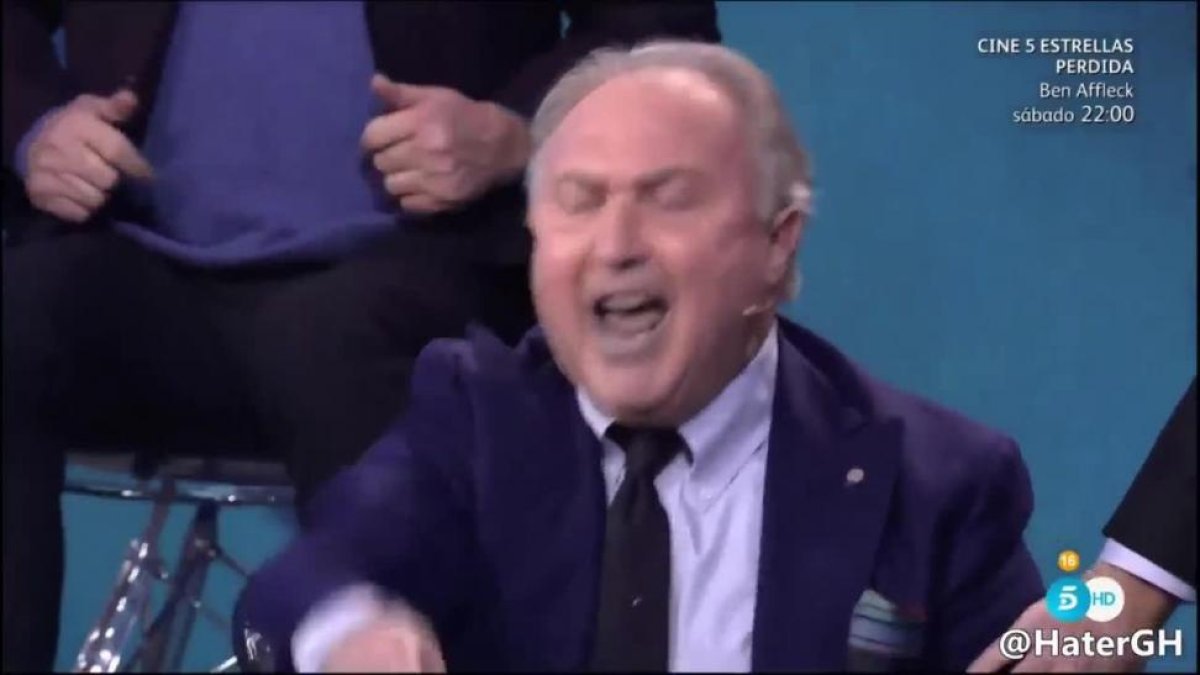 Tonino Lamborghini pierde los papeles en la gala de 'GHVIP'.